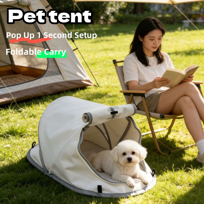 Outdoor Camping Dog Bed - Casa de Perro Portátil Plegable, con