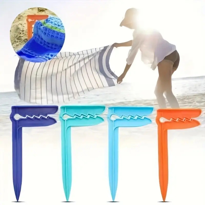 Outdoor Camping Rugs - Soporte para toallas de playa, soporte