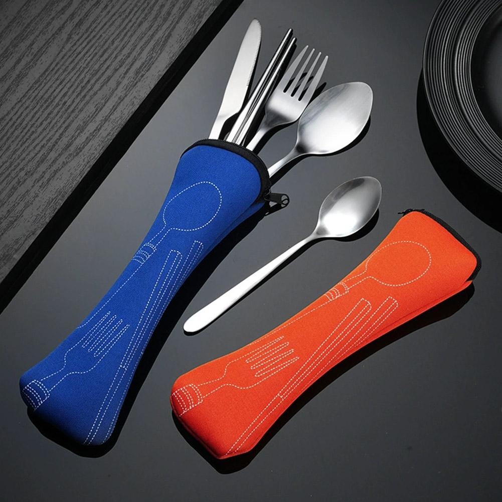 Outdoor Camping Dining Set - Juego de vajilla para pícnic, lavable