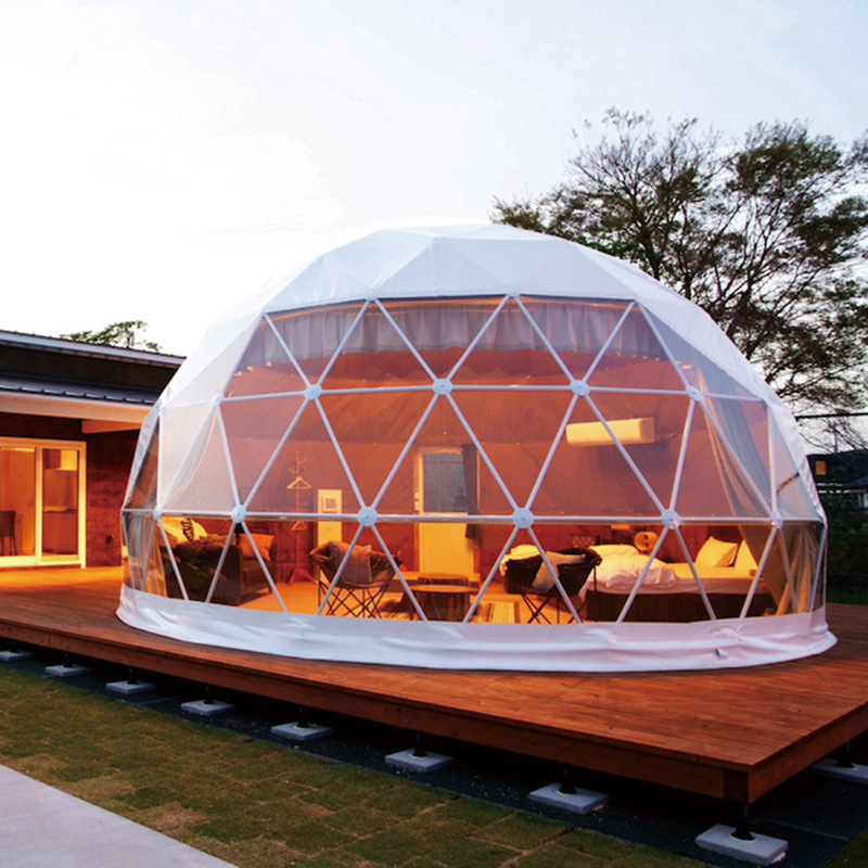Domo Glamping con Forma de Tie - Outdoor Camping Exhibition reseña y precio