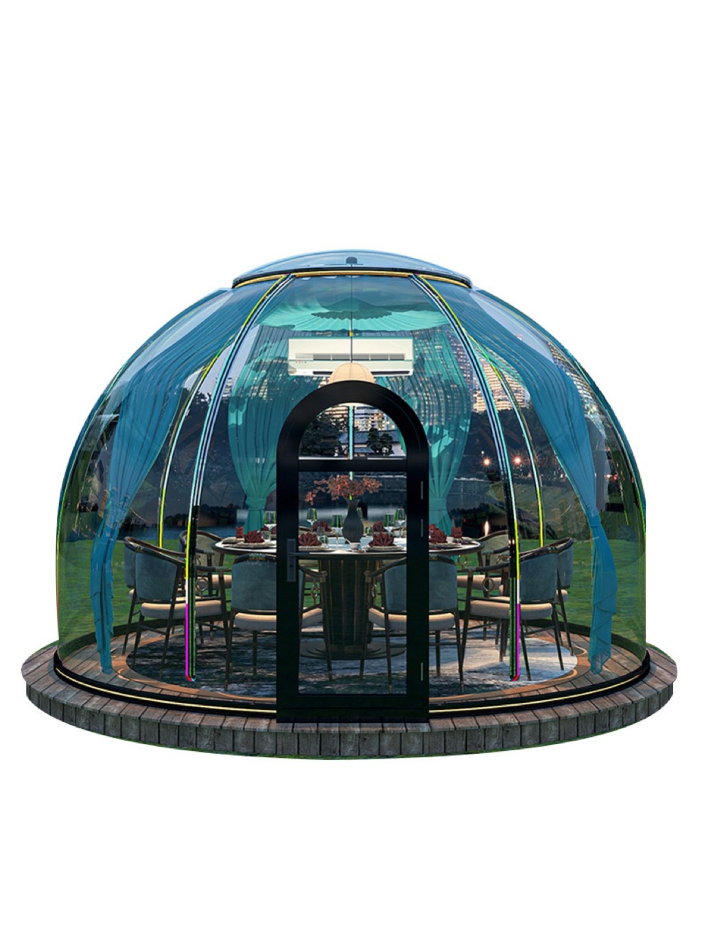 Casa Burbuja Transparente, Car - Outdoor Camping Exhibition reseña y precio