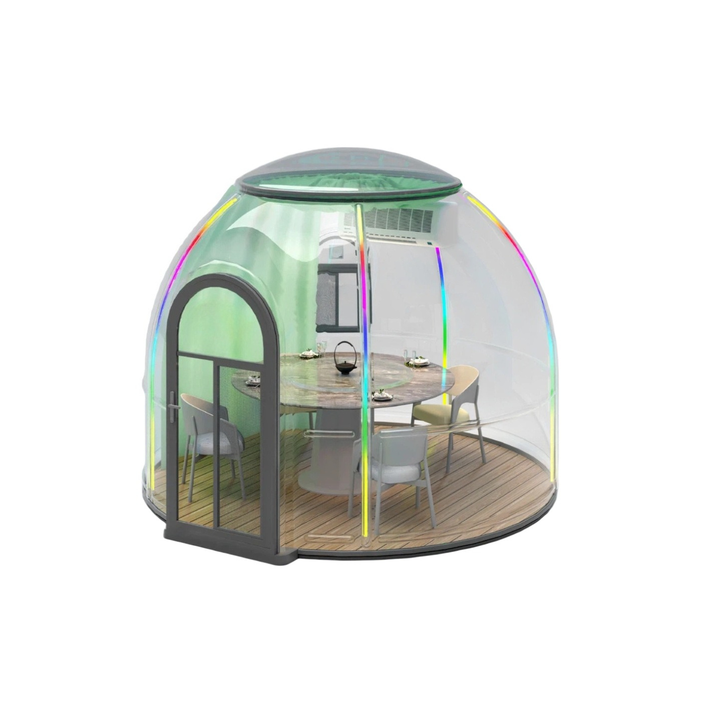 Casa Burbuja Transparente, Car - Outdoor Camping Exhibition reseña y precio