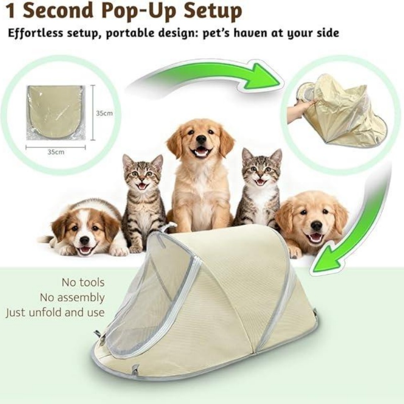 Casa de Perro Portátil Plegabl - Outdoor Camping Dog Bed reseña y precio