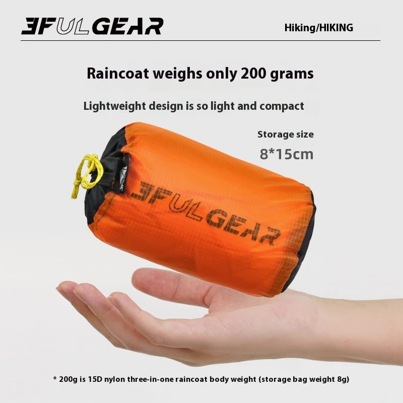 Impermeable Ultraligero 3 en 1 - Camping Rain Poncho reseña y precio