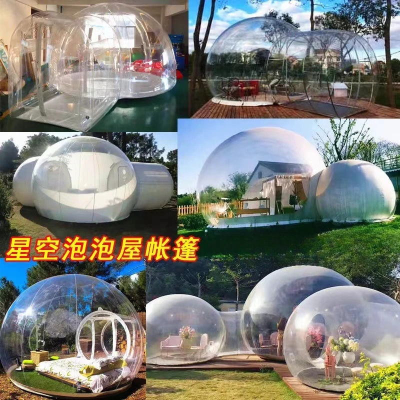 Casa inflable de burbujas para - Outdoor Camping Exhibition reseña y precio