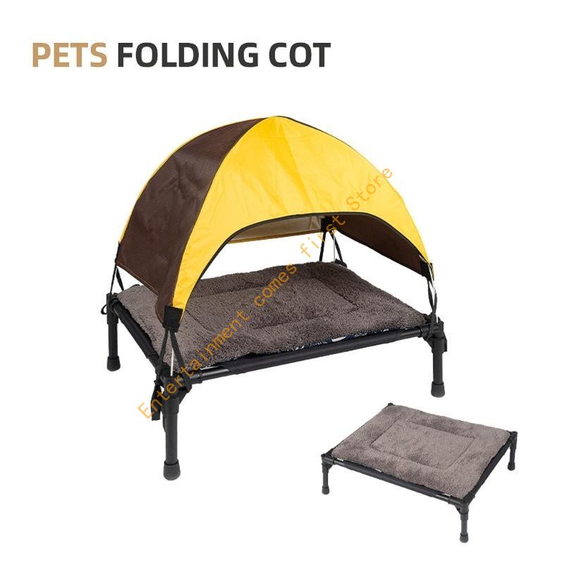 Cama cuna elevada para perros  - Outdoor Camping Dog Bed reseña y precio