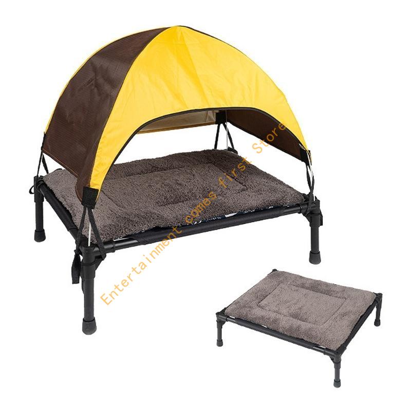 Cama cuna elevada para perros  - Outdoor Camping Dog Bed reseña y precio