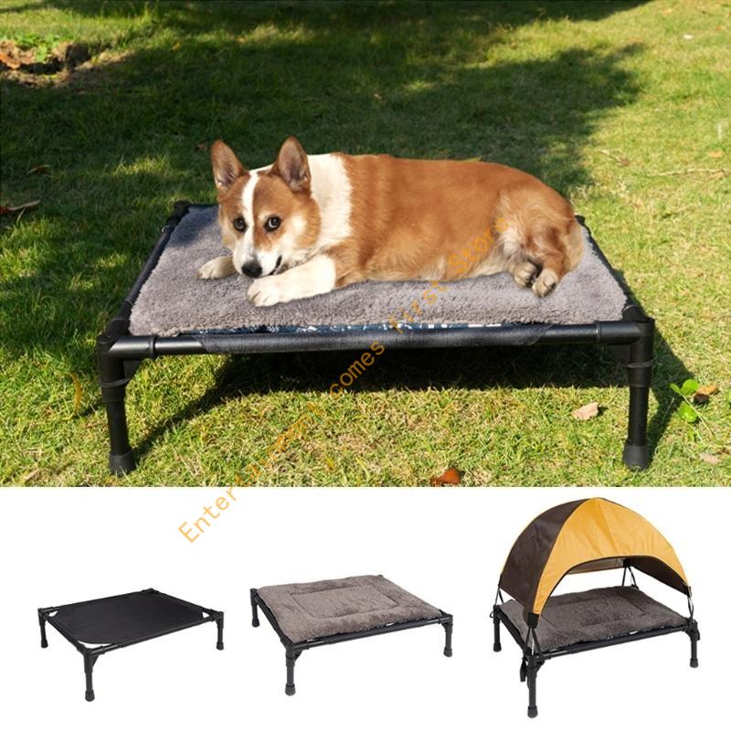 Cama cuna elevada para perros  - Outdoor Camping Dog Bed reseña y precio