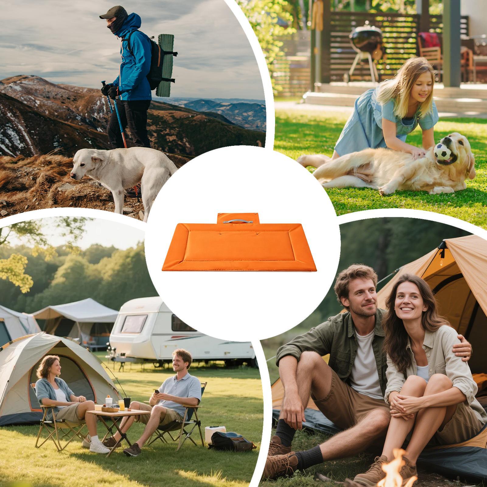 Cama de viaje para perros, ple - Outdoor Camping Dog Bed reseña y precio