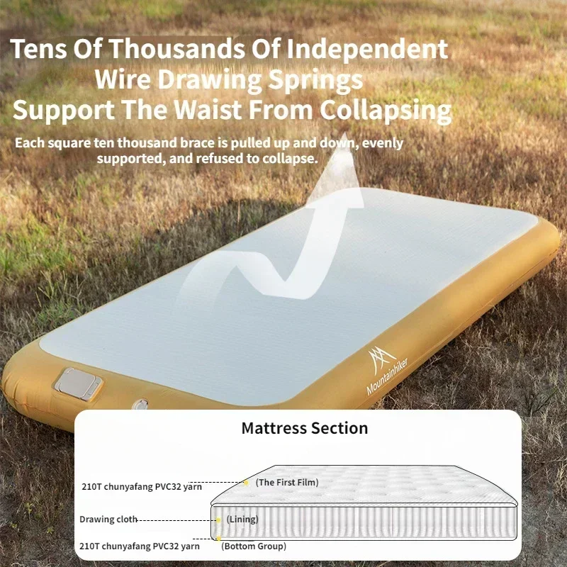 Colchón Inflable Automático Mo - Bed Outdoor Camping reseña y precio