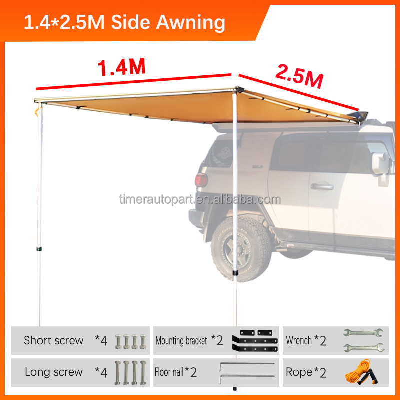 Toldo Lateral para Coche con L - Outdoor Camping Van Tent reseña y precio