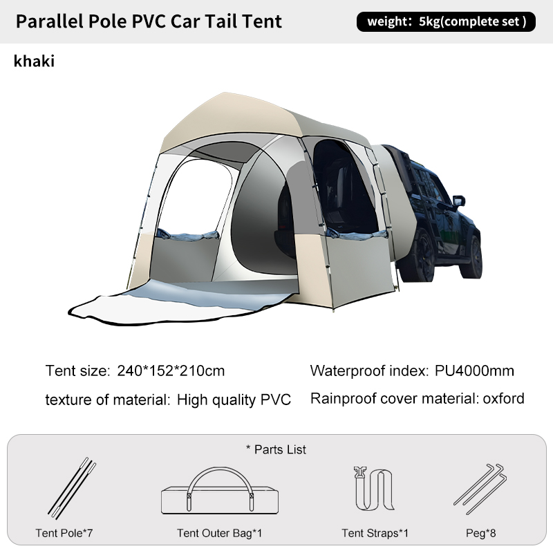 Tienda SUV de burbujas transpa - Outdoor Camping Van Tent reseña y precio