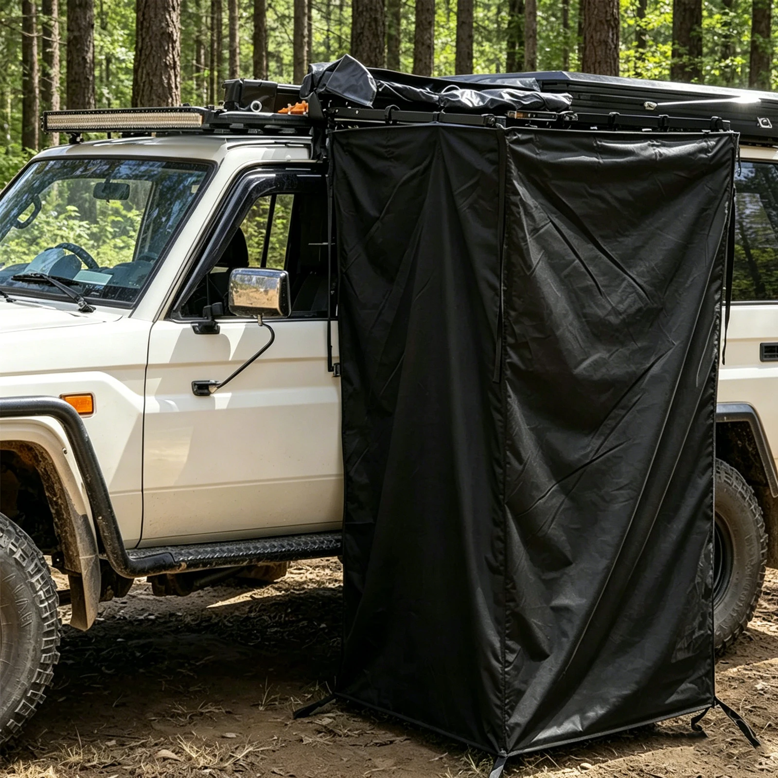 Tienda de ducha lateral para c - Outdoor Camping Van Tent reseña y precio