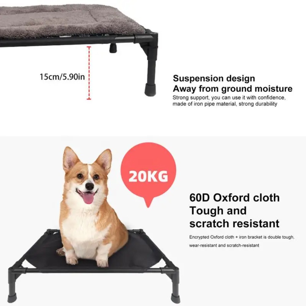 Cama Elevada para Perros para  - Outdoor Camping Dog Bed reseña y precio