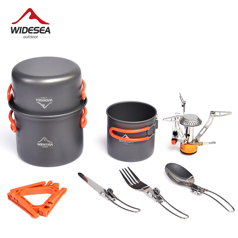 Widesea-Juego de utensilios de - Outdoor Camping Dining Set reseña y precio