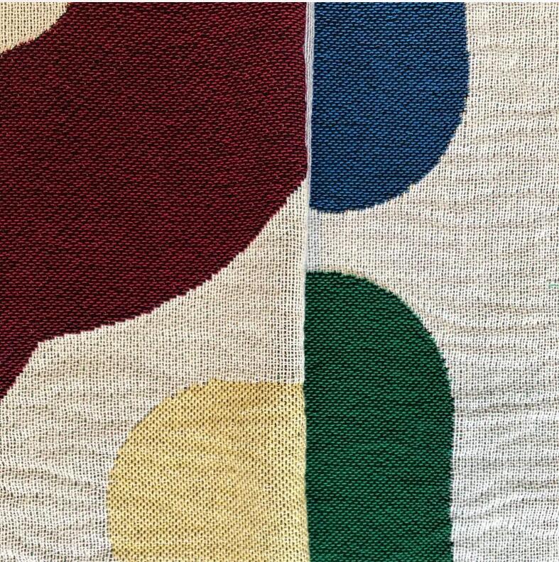 Manta de algodón de líneas de  - Outdoor Camping Rugs reseña y precio
