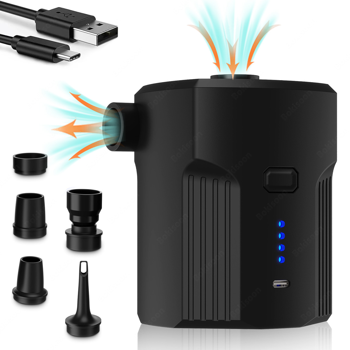 Bomba de aire eléctrica portát - Bed Outdoor Camping reseña y precio
