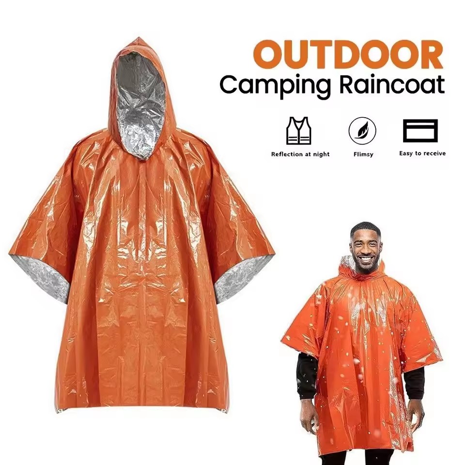 1 unidad/2 unidades: poncho im - Camping Rain Poncho reseña y precio