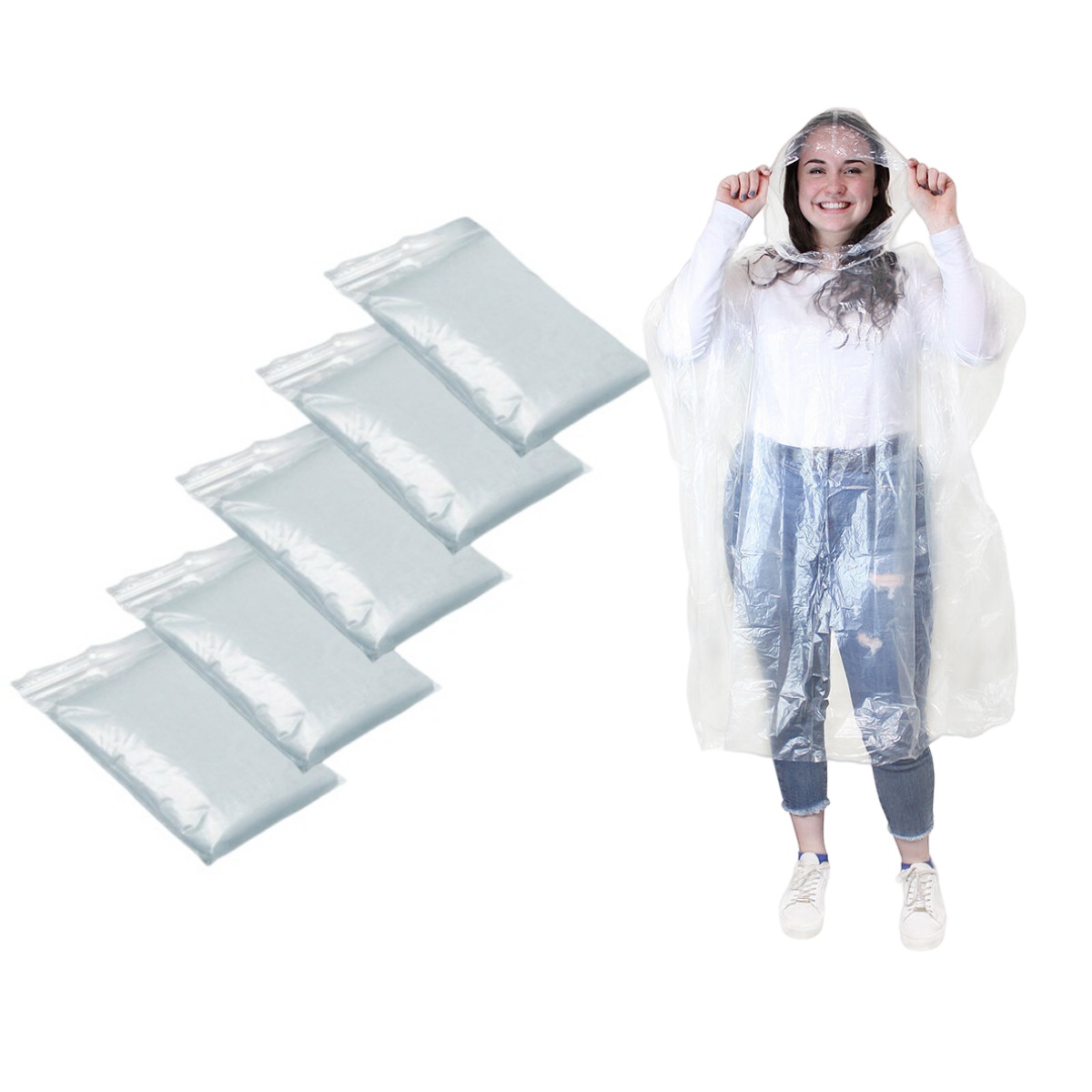 Chubasquero impermeable desech - Camping Rain Poncho reseña y precio