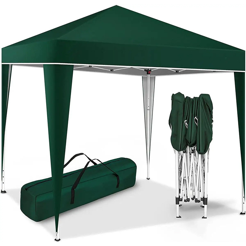 Tienda plegable de cuatro esqu - Outdoor Camping Exhibition reseña y precio