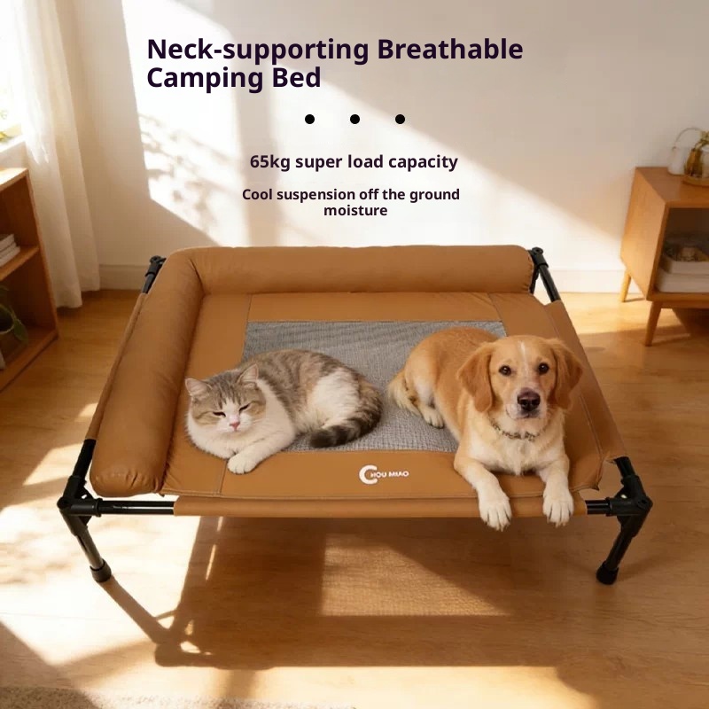 Cama elevada para perros con m - Outdoor Camping Dog Bed reseña y precio