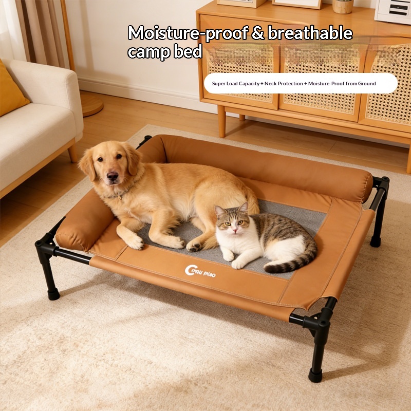 Cama elevada para perros con m - Outdoor Camping Dog Bed reseña y precio