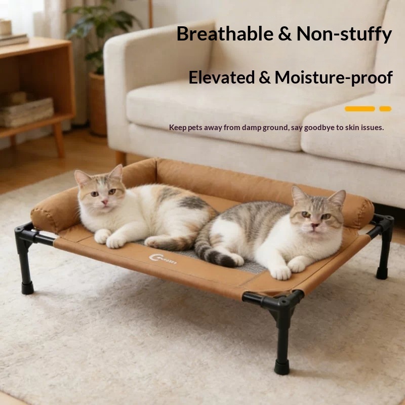 Cama elevada para perros con m - Outdoor Camping Dog Bed reseña y precio