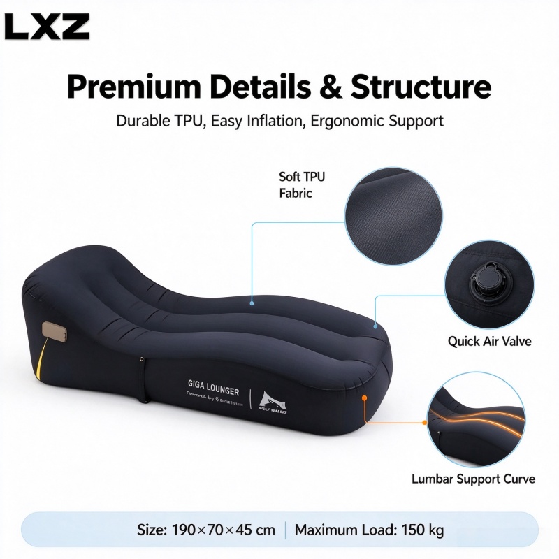 Silla Inflable Automática de T - Bed Outdoor Camping reseña y precio