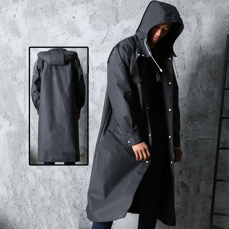 Chubasquero largo impermeable  - Camping Rain Poncho reseña y precio