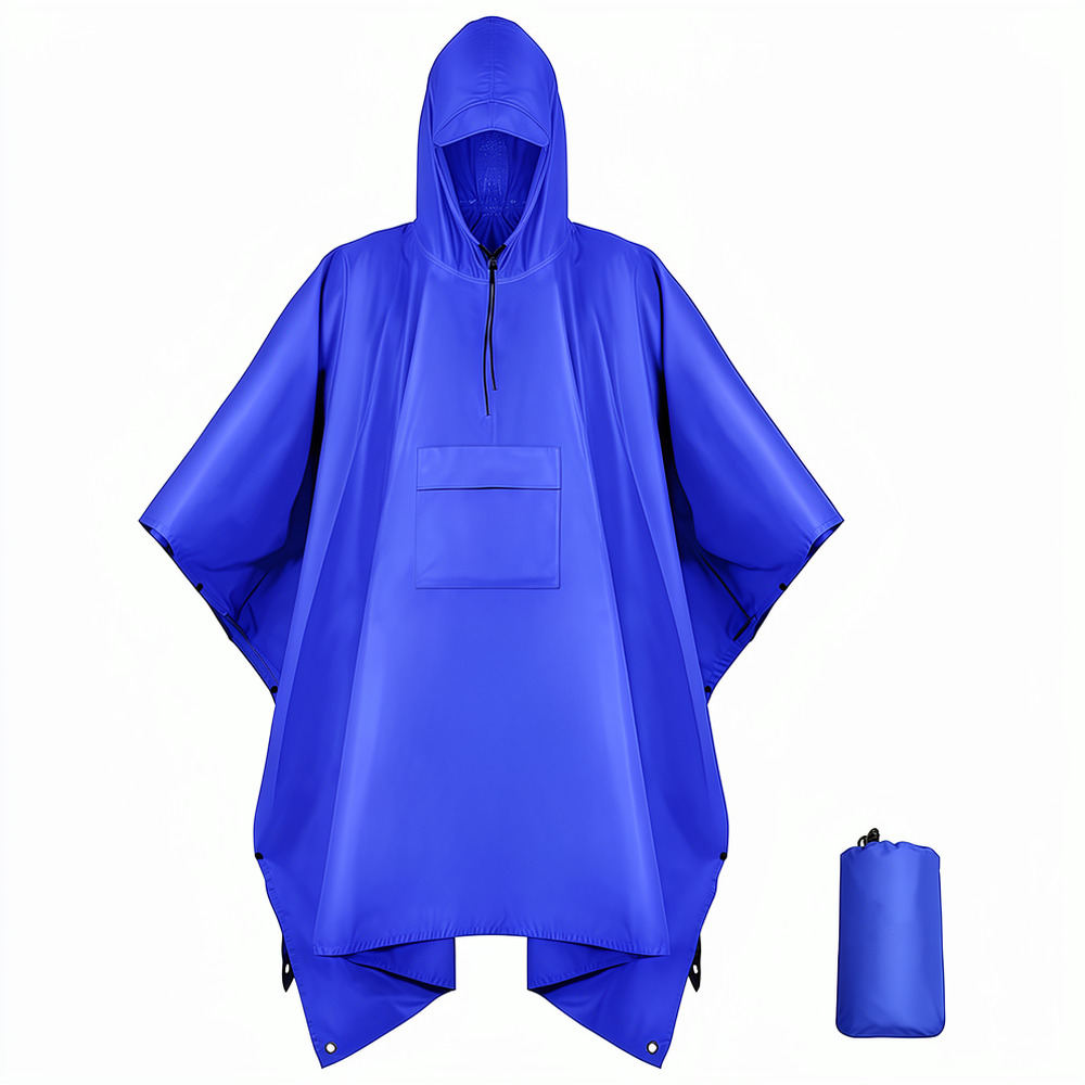 Poncho impermeable y resistent - Camping Rain Poncho reseña y precio